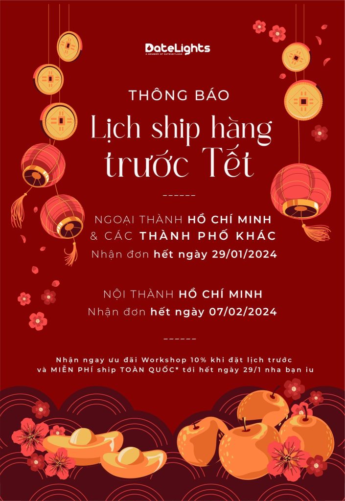 lịch giao hàng trước tết