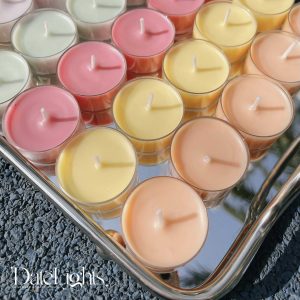 Nến thơm "Tealights" Pastel đơn sắc