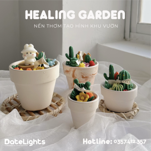 Nến chậu cây "Healing Garden"